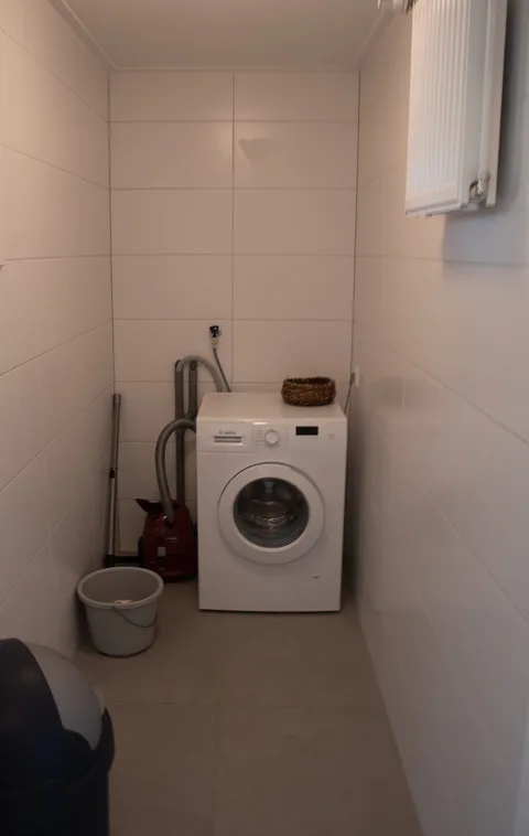 Wasmachine aanwezig